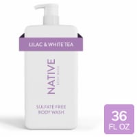Native Body Wash Pump with Lilac & White Tea Perspective: Main