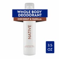 Native Whole Body Deodorant Spray - Coconut & Vanilla Perspective: Main