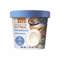 Modern Oats - Oatmeal Blubrry Coconut - Case of 6 - 1.76 OZ