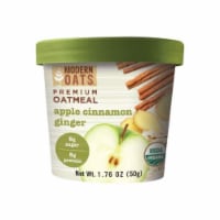 Modern Oats - Oatmeal Apple Cinnamon Ginger - Case of 6 - 1.76 OZ