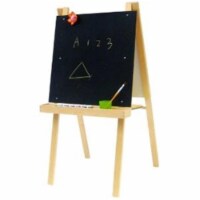 A+ Childsupply F8149 Economy Art Easel with Black-Dry Erase Board