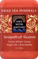 One With Nature Dead Sea Minerals Grapefruit Guava Soap