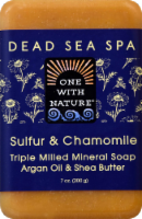 One With Nature Sulfur & Chamomile Soap