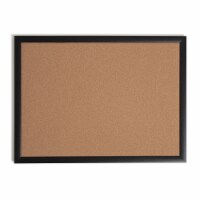 U Brands Cork Bulletin Board Black MDF Frame Perspective: Main