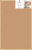 U Brands Wood Frame Bulletin Board