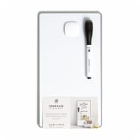 U Brands Frameless Magnetic Dry Erase Board Perspective: Main