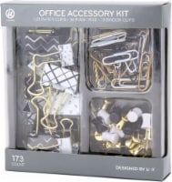 U Brands Office Accessory Kit - Black/White Perspective: Main