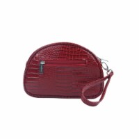 Picnic Gift 7422-RD Pina Colada-Clutch Insulated Cosmetics Bags with Removable Wristlet&#44;