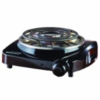 Brentwood Electric 1000 W Single Burner - Black Perspective: Main