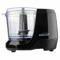 Brentwood MC-109BK 1.5 Cup Kitchen Countertop Mini Food Chopper Processor, Black
