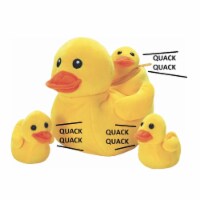 KOVOT Plush Mother Duck & 3 Quacking Baby Ducklings