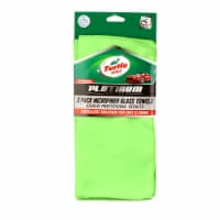 Turtle Wax® Platinum Series Microfiber Glass Towels - Green Perspective: Main