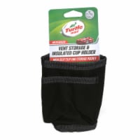 Turtle Wax Vent Storage and Insulated Cup Holder - Black Perspective: Main