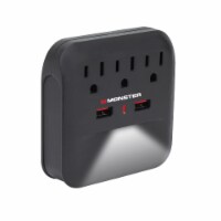 Monster Surge Protection Night Light Wall Charger Perspective: Main