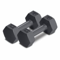 RBX Cement Vinyl Covered 5 Pound Dumbells - Grey Perspective: Main