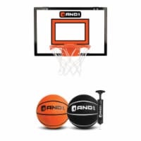 AND1 18" Over-the-Door Mini Basketball Hoop Perspective: Main