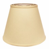 Slant Deep Empire Hardback Lampshade with Washer Fitter, Beige