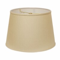 Slant Modified Empire Hardback Lampshade with Washer Fitter, Beige