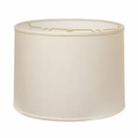 Slant Retro Drum Hardback Lampshade with Washer Fitter, White