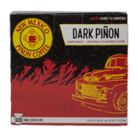 New Mexico Pinon Coffee Dark Pinon Single Serve Coffee Cups Perspective: Main