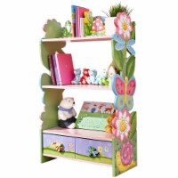 Fantasy Fields Magic Garden Kids Wooden Bookshelf Bookcase Toy Display Shelf