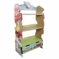 Fantasy Fields Hand Carved Transportation Bookshelf