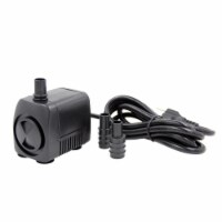 Teamson Home Water Pump for Fountains Ponds Birdbaths 265GPH ETL Listed, Black