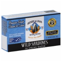 Henry & Lisa's Natural Wild Sardines In Spring Water
