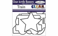 Clear Scraps Banner Clear 7pc Train