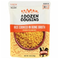 A Dozen Cousins KHRM00386959 8 oz Yellow Ready to Eat Spanish Rice