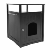 Zoovilla PTH0951721710 Cat Washroom Litter Box Cover Night Stand