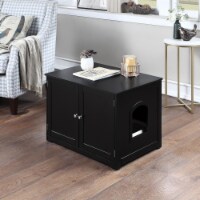 Zoovilla PTH1061721700 Kitty Litter Loo Bench, Black