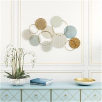 Aspire Home Accents 7227 Orly Abstract Metal Wall Decor, Multi Color