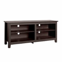 Walker Edison Essential Transitional Wood TV Stand for TVs up to 60 in Espresso