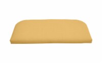Casual Cushion Tan Polyester Seating Cushion 2.5 in. H x 43.5 in. W x 19.5 in. L
