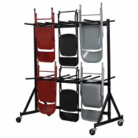 Flash Furniture Hanging Folding Chair Truck Black NGFCDOLLY