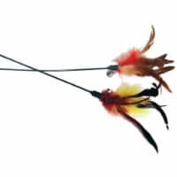 Imperial Cat 01155 25'' L Feather Wand - Pet Toy