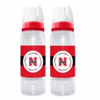 BabyFanatic Officially Licensed NCAA Nebraska Cornhuskers 9oz Infant Baby Bottle 2 Pack