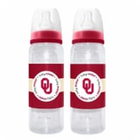 BabyFanatic Officially Licensed NCAA Oklahoma Sooners 9oz Infant Baby Bottle 2 Pack