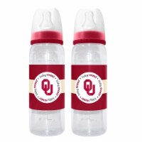 BabyFanatic Officially Licensed NCAA Oklahoma Sooners 9oz Infant Baby Bottle 2 Pack
