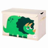 3 Sprouts Kids Toy Chest - Storage Trunk for Boys and Girls Room, Dinosaur