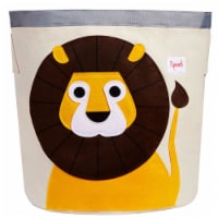 3 Sprouts Canvas Storage Bin Laundry and Toy Basket for Baby and Lion, Raccoon