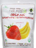 Nature's All Dried Fruit Bananas & Strawberrys Perspective: Main