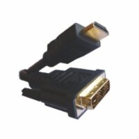 HDMI Male to DVI Male Single Link - 2 Meters (6.6 Feet) - Adapts DVI to HDMI