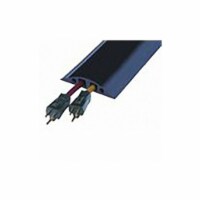 Checkers Cable Protector,2 Channels,Black,10 ft.L  RFD6-10