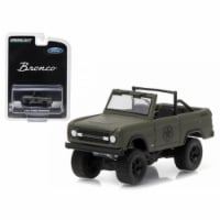 Greenlight 29842 1977 Ford Bronco Military Tribute Sarge 77 Hobby Exclusive 1-64 Diecast Mode