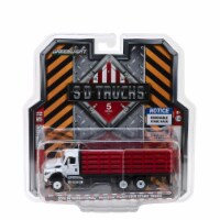 Greenlight 45050B 1-64 Diecast Scale 2018 International WorkStar Platform Stake Truck S.D. Tr