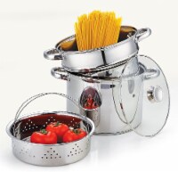 Cook N Home 02401 Stainless Steel 4-Piece Pasta Cooker Steamer Multipots