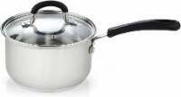 Cook N Home Professional Stainless Steel Small Sauce Pot With tempered glass lid