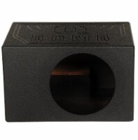 QPower QBOMB10VL Single 10  Vented Ported Car Subwoofer Sub Box Enclosure QBOMB